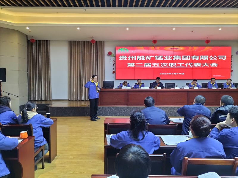 奮進正當時 聚力向前行 ——能礦錳業召開第二屆第五次職工代表大會